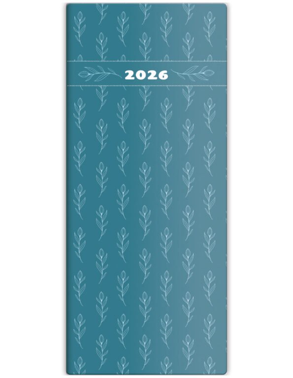 MEMORY (imitace pravé kůže) - Měsíční diář Napoli design 2