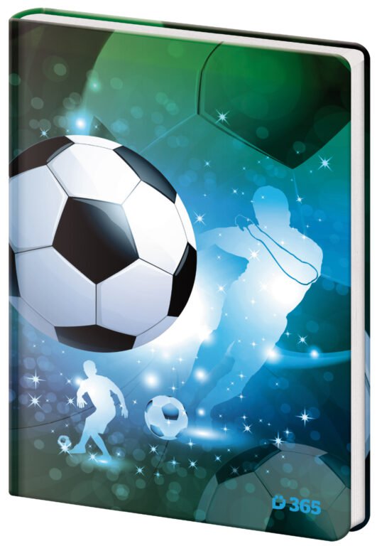 Zápisníky, poznámkové bloky, deníky a notesy - Památník A5 13x18cm čistý Football