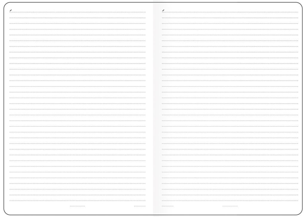 Zápisníky, poznámkové bloky, deníky a notesy - Linkovaný zápisník Vario XL - GREY DESIGN