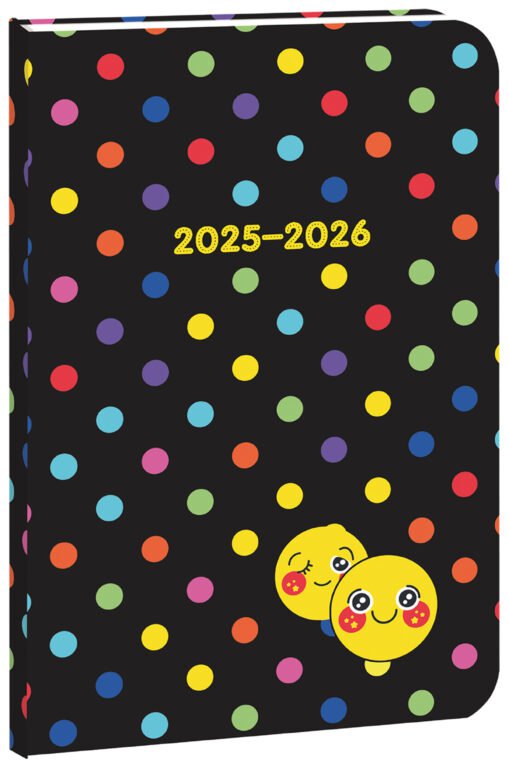 MEMORY (imitace pravé kůže) - Školní diář STUDENT Smiley 2025/26 - české kalendárium