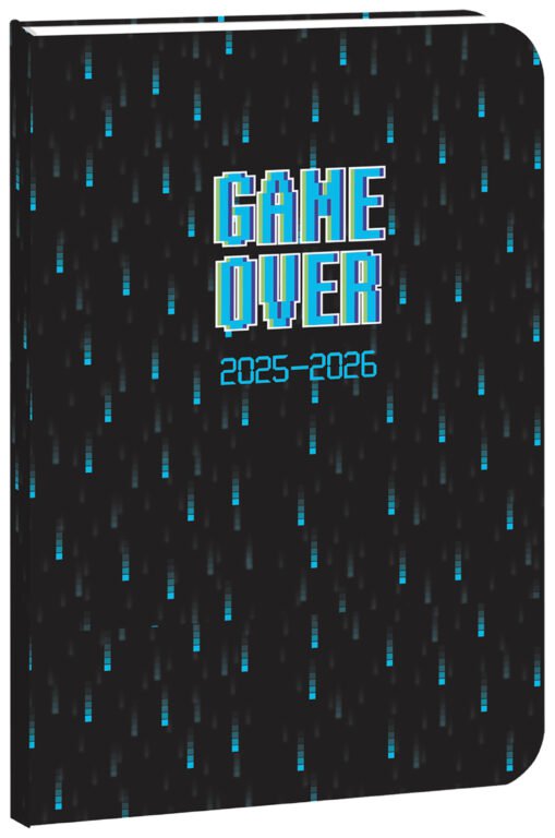 MEMORY (imitace pravé kůže) - Školní diář STUDENT Game Over 2025/26 - české kalendárium