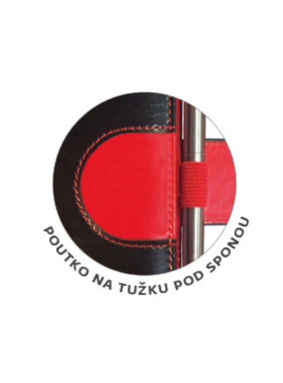 Zápisníky, poznámkové bloky, deníky a notesy - Linkovaný zápisník Flip L černo/modrý