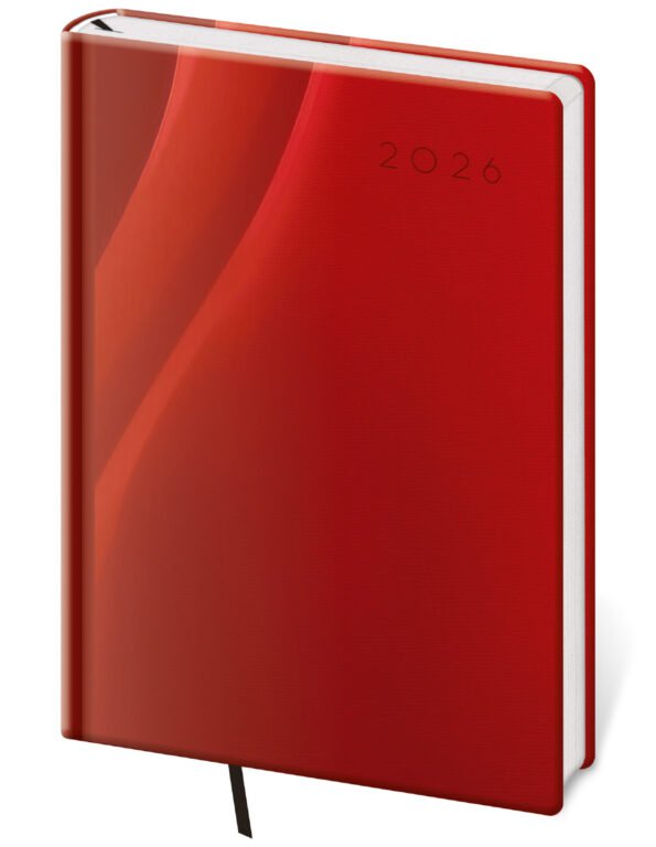 Denní diář A5 Vario Red design