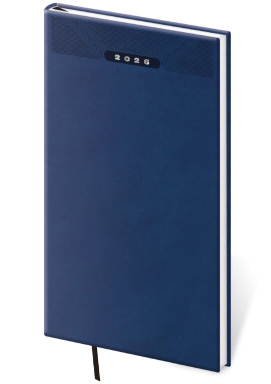 Poketto - Vreckový diár Print Classic modrý